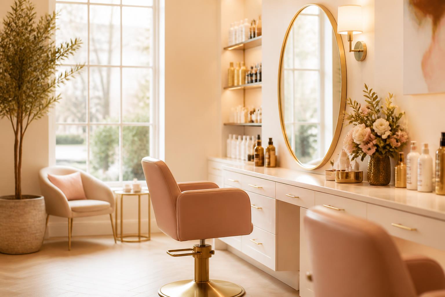 Interior of Nydia's Beauty Salon